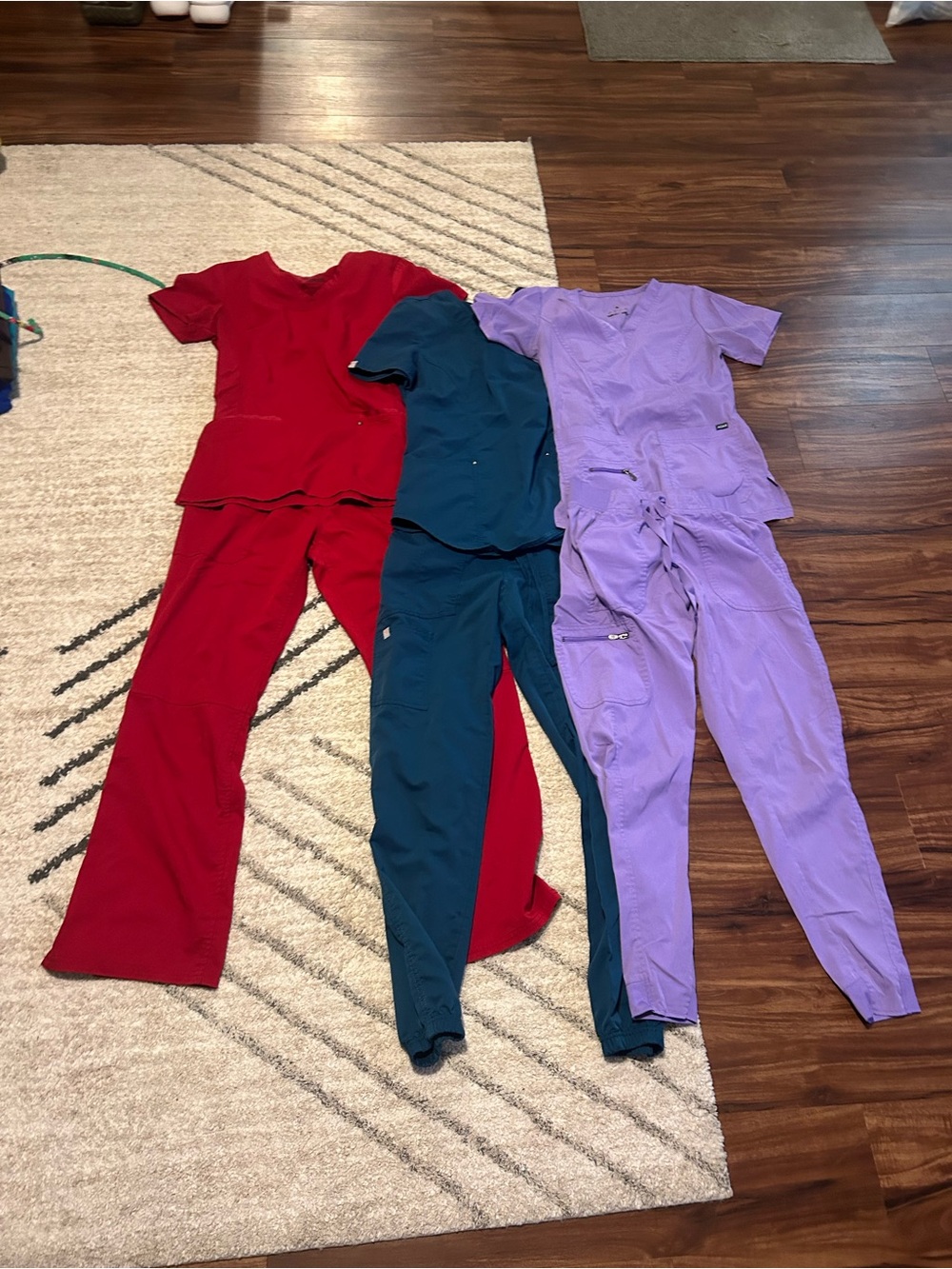 Scrub bundle- 7 sets + 14 tops + 12 pants